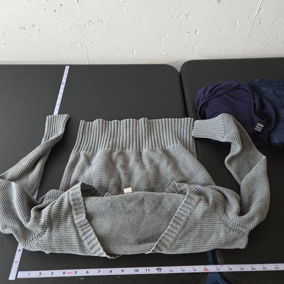 Mossimo Womens Gray Cardigan Sweater Size Large Elena Gilbert Bella Swan - Picture 7 of 9